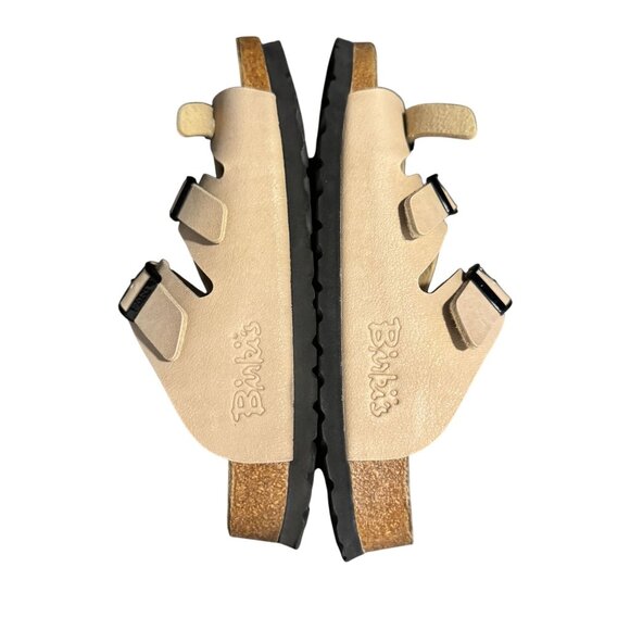 Birkenstock Birki's Florida Fresh Brushed Vanilla 3 Strap Sandals Womens Size 38 - Picture 7 of 10